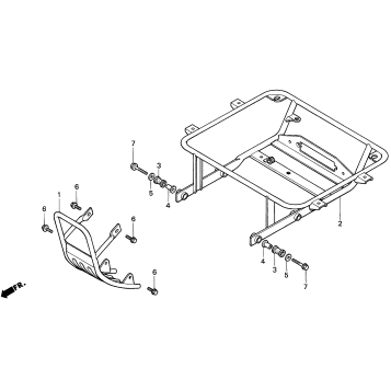 TRX 200 CARRIER 90-91