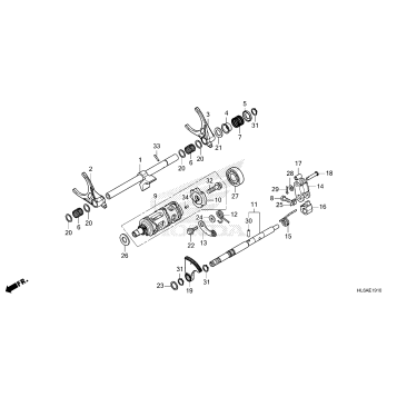 GEARSHIFT FORK (SUB      TRANSMISSION)