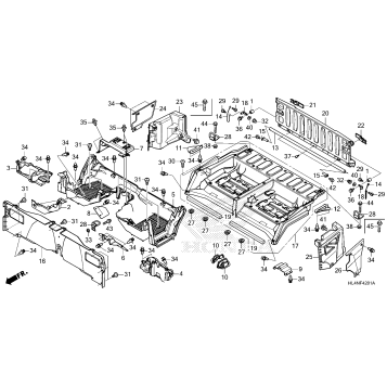 BED PLATE@REAR GATE (2)