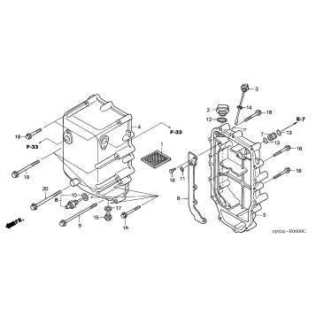 OIL TANK (TRX500FA'01-'04/FGA'04)