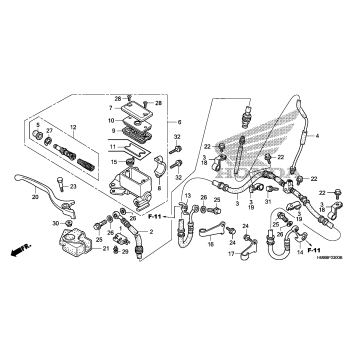 FRONT BRAKE MASTER CYLINDER