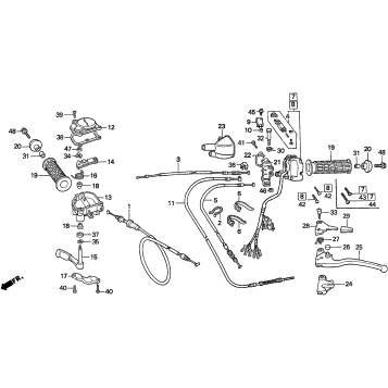 HANDLE SWITCH + CABLES