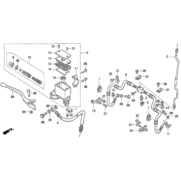 300 FRONT BRAKE MASTER CYLINDER