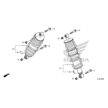 REAR SHOCK ABSORBER (1)