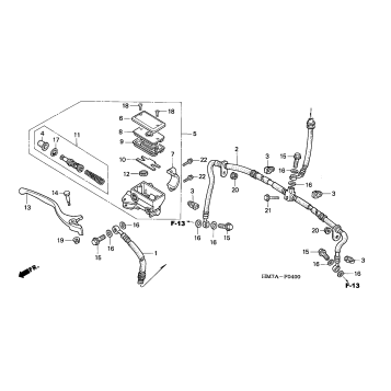 FRONT BRAKE MASTER CYLINDER