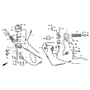 HANDLE LEVERS + SWITCHES + CABLES