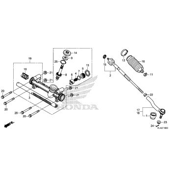 STEERING GEAR BOX@TIE ROD