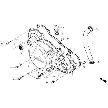 RIGHT CRANKCASE COVER