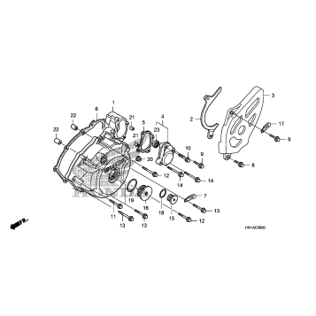 LEFT CRANKCASE COVER