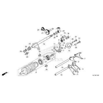 GEARSHIFT FORK           (TRANSMISSION)