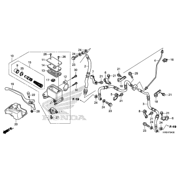FRONT BRAKE MASTER CYLINDER