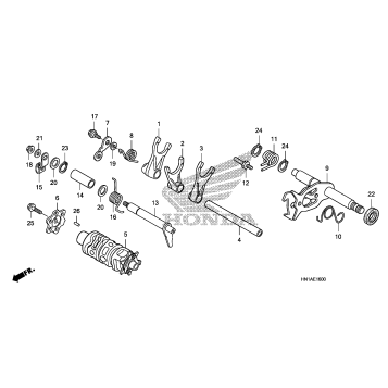 SHIFT DRUM + SHIFT FORK