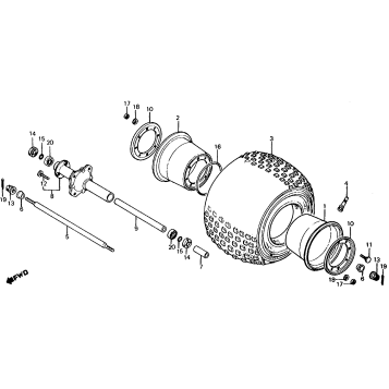 185/S/20FRONT WHEEL 80-82