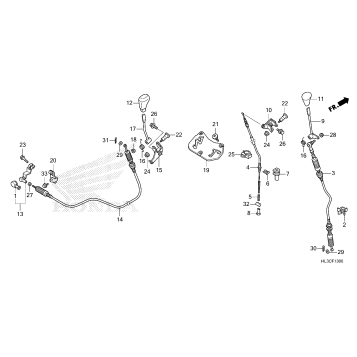 SHIFT LEVER@SELECT LEVER