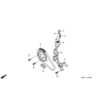CAM CHAIN + TENSIONER