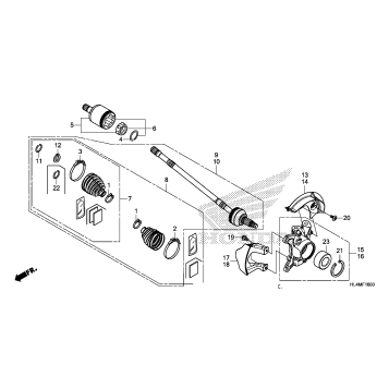 FRONT KNUCKLE@DRIVESHAFT