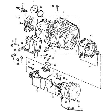 CYLINDER HEAD + CYLINDER HEAD COVER