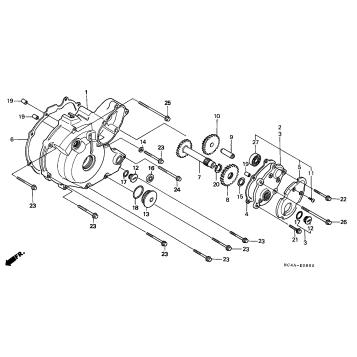 LEFT CRANKCASE COVER
