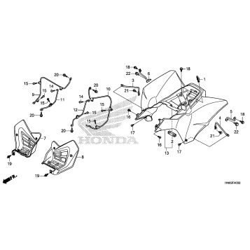 REAR FENDER@SPLASH GUARD