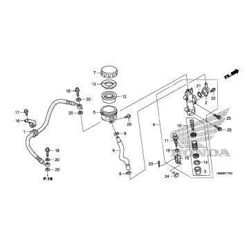 REAR BRAKE MASTER CYLINDER