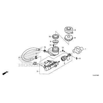 FRONT BRAKE MASTER       CYLINDER