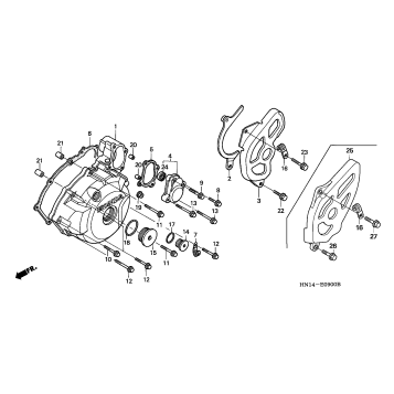 LEFT CRANKCASE COVER