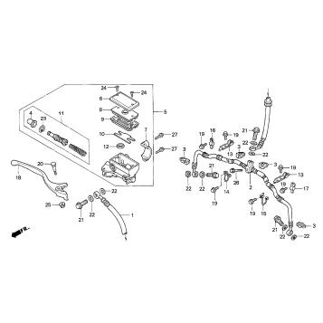 FRONT BRAKE MASTER CYLINDER (2)