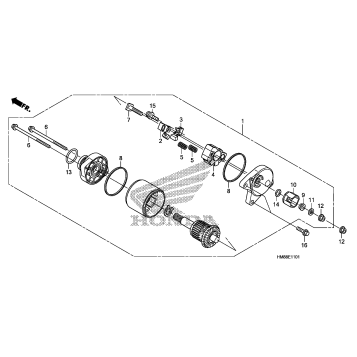 STARTER MOTOR ('08-'09)