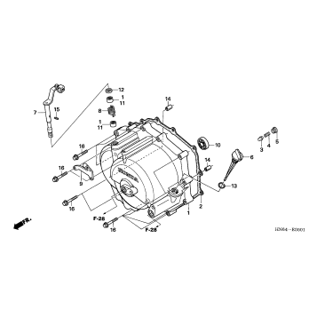 FRONT CRANKCASE COVER ('06-)