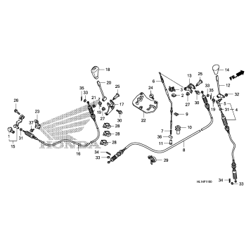 SHIFT LEVER + SELECT LEVER