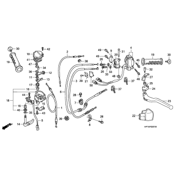 HANDLE LEVERS + SWITCHES + CABLES ('06-)