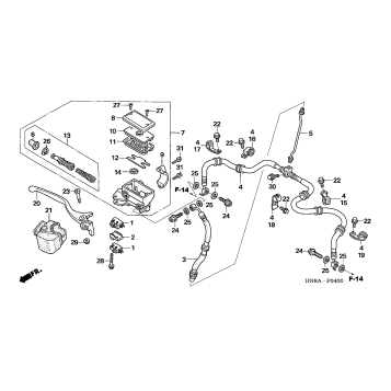 FRONT BRAKE MASTER CYLINDER