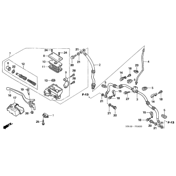 FRONT BRAKE MASTER CYLINDER