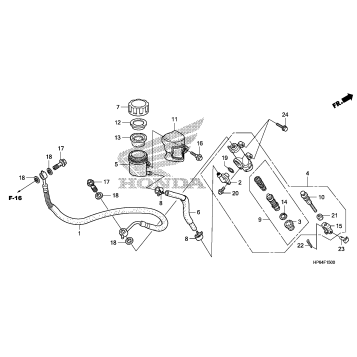 REAR BRAKE MASTER        CYLINDER
