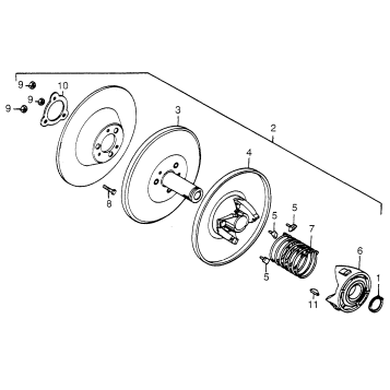 DRIVEN PULLEY COMPONENTS