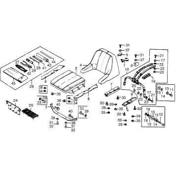 FLOOR MAT + SEAT + SEAT BELT + TOOL