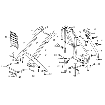 GRAB RAIL + FRONT BUMPER + ROLL BAR 81-84