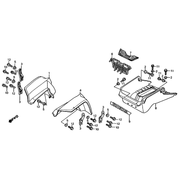 FRONT FENDER + FLOOR