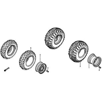 WHEEL RIM + WHEEL TIRE
