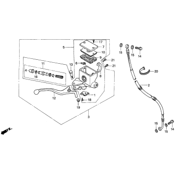 FRONT BRAKE MASTER CYLINDER