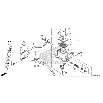 REAR BRAKE MASTER        CYLINDER (NSS300)