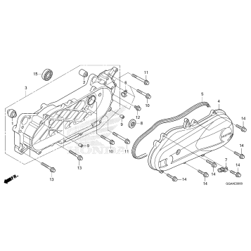 SWINGARM@LEFT SIDE COVER