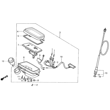 SPEEDOMETER + TACHOMETER 87