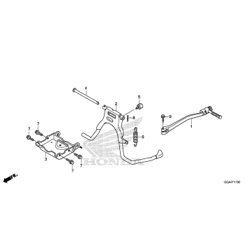STAND@KICK STARTER ARM