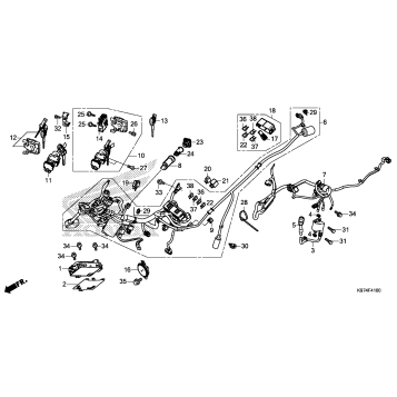 WIRE HARNESS@FOB KEY
