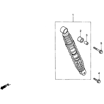REAR SHOCK ABSORBER