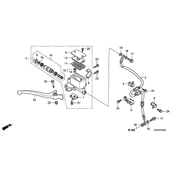 FRONT BRAKE MASTER CYLINDER