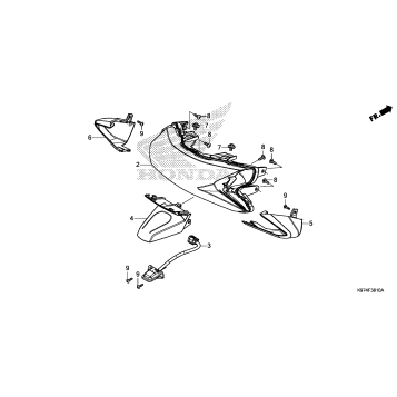 REAR COMBINATION LIGHT   @LICENSE LIGHT