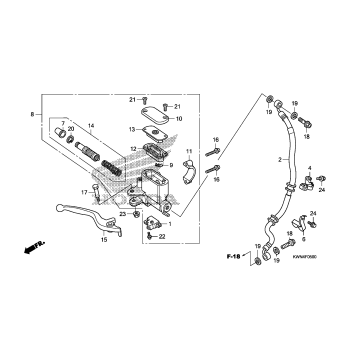 FRONT BRAKE MASTER CYLINDER