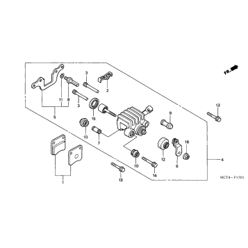PARKING BRAKE CALIPER
